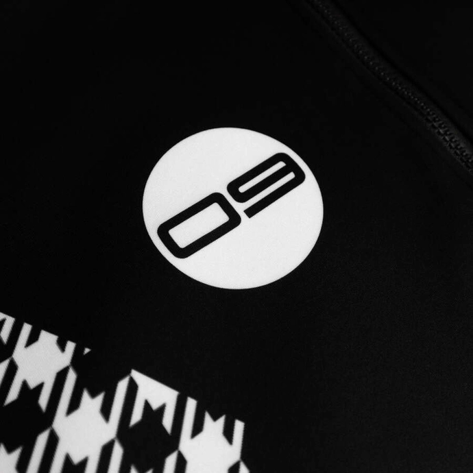 Bluza męska z kapturem Patriotic Epis Motorsport Ogień na tłoki ZIP czarna