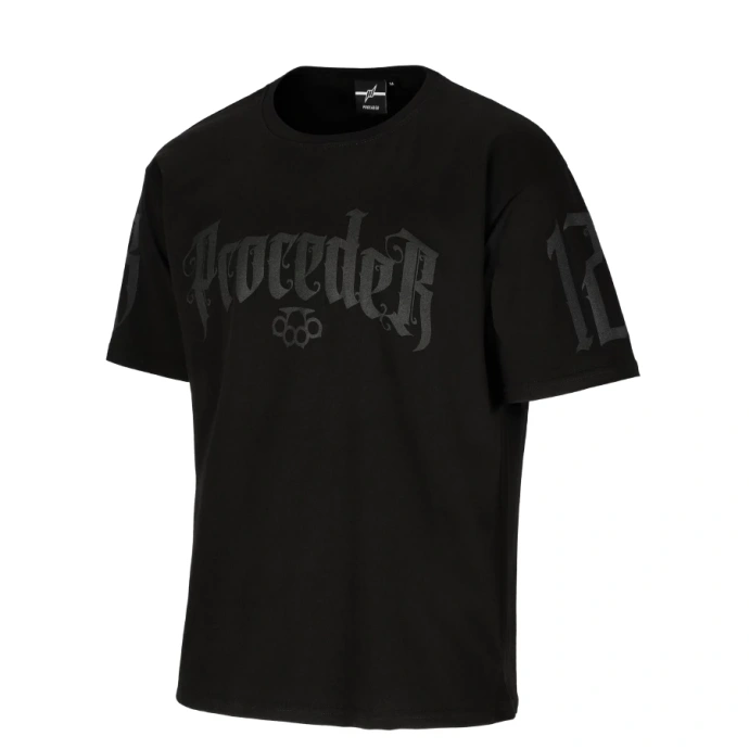 Koszulka męska T-shirt oversize Chada Proceder 1312 czarna