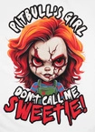 Koszulka damska T-shirt Pit Bull Sweetie-Chu biała