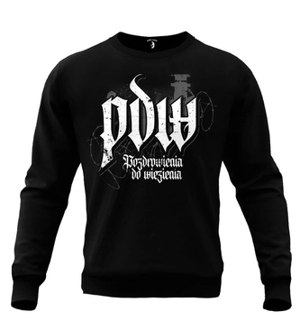 Bluza męska bez kaptura Public Enemy PDW crewneck czarna