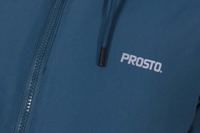 Kurtka zimowa męska z kapturem Prosto Klasyk Gegito Bomber niebieska