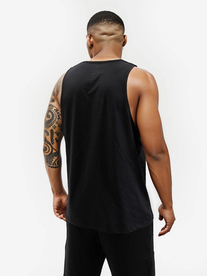 Koszulka męska tank top Jigga Wear Mini Crown czarna
