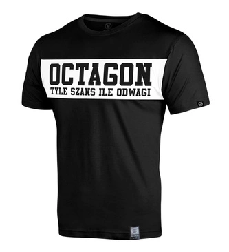 Koszulka T-shirt Octagon Tyle Szans Ile Odwagi FURIOZA czarna