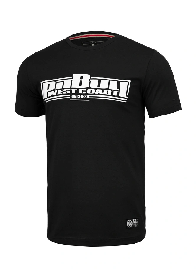 Koszulka męska T-Shirt Pit Bull Pitbull Classic Boxing Slim Fit czarna