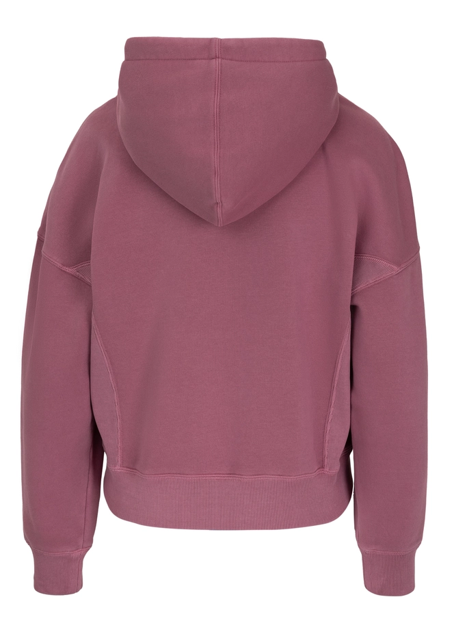 Bluza damska z kapturem Pitbull Manzanita Heart ZIP Washed różowa