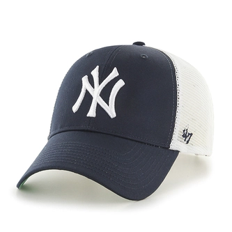 Czapka z daszkiem 47 Brand Trucker New York Yankees Navy Branson Mesh biało/granatowa