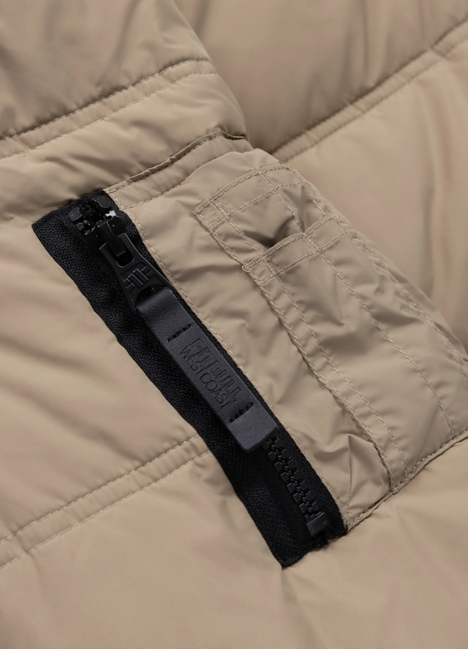 Kurtka damska zimowa parka Pit Bull Queenston beżowa