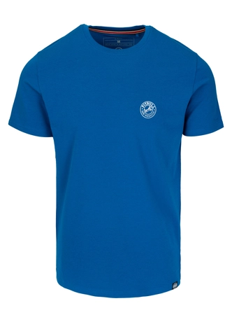 Koszulka męska T-Shirt Pit Bull Pitbull San Diego CA Small Logo Slim Fit niebieska