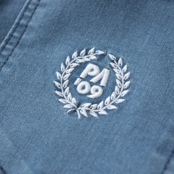 Spodnie męskie jogger jeans Patriotic Laur jasno niebieskie