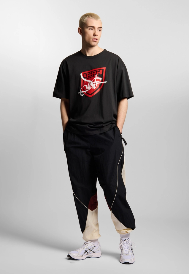 Koszulka męska t-shirt Prosto Damage Target czarna