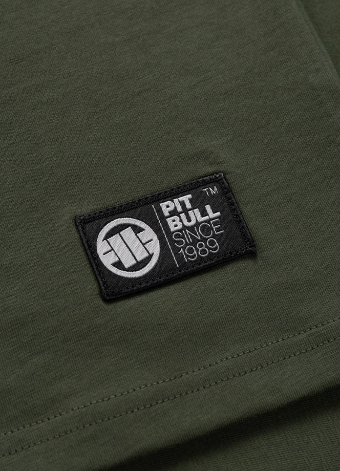 Koszulka męska T-Shirt Pitbull Hilltop ciemno zielona