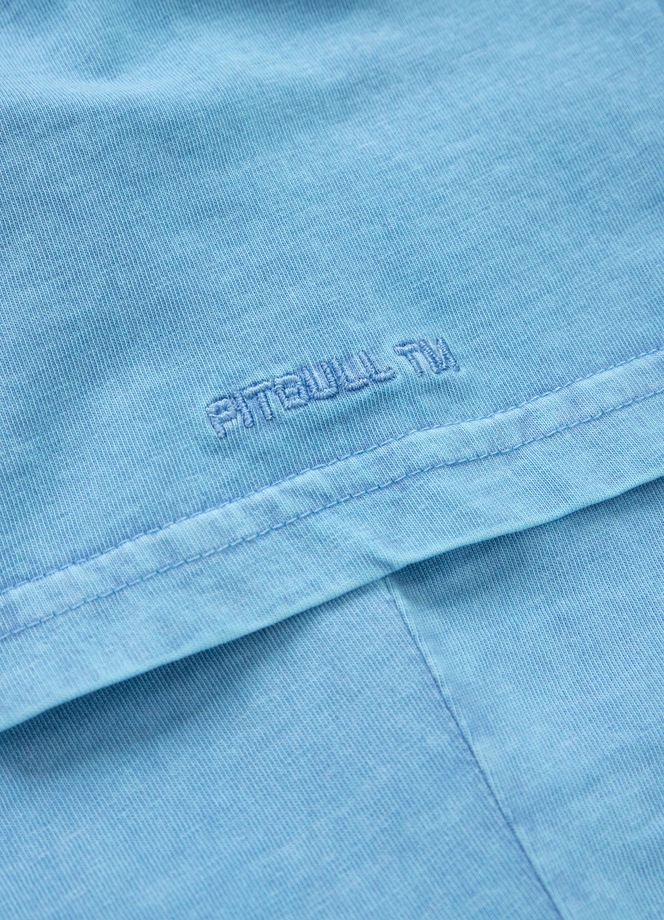 Koszulka damska T-shirt Pit Bull Denim Washed Oceanside jasno niebieska