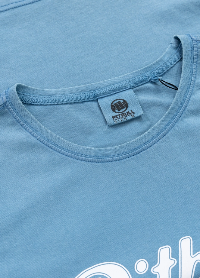 Koszulka damska T-shirt Pit Bull Angel Logo niebieska