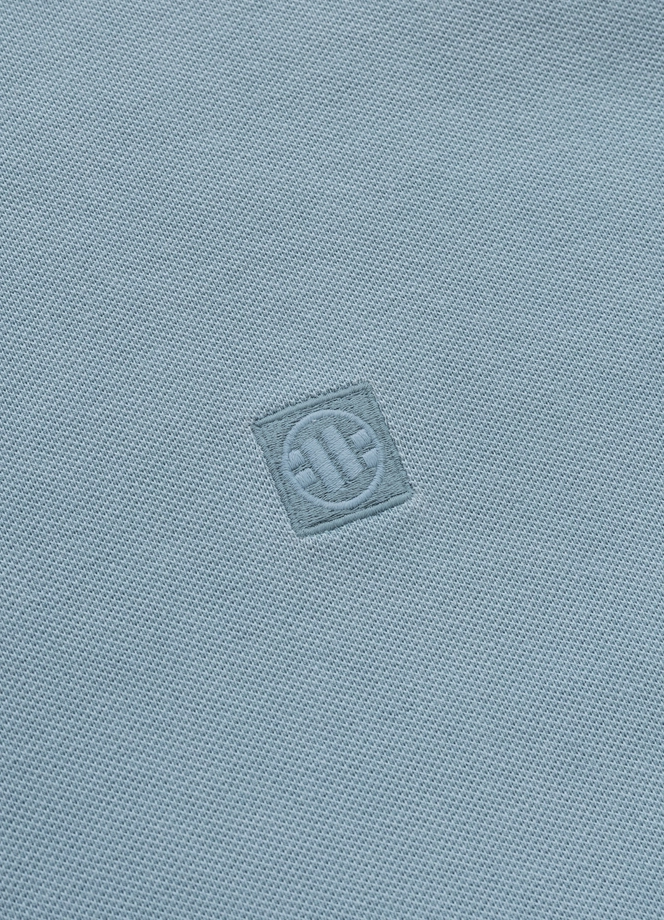 Koszulka męska Polo Pitbull Pique Small Logo Washed niebieska