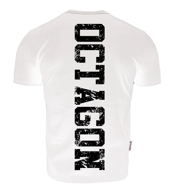 Koszulka męska T-shirt Octagon Fight Wear OCTAGON biała