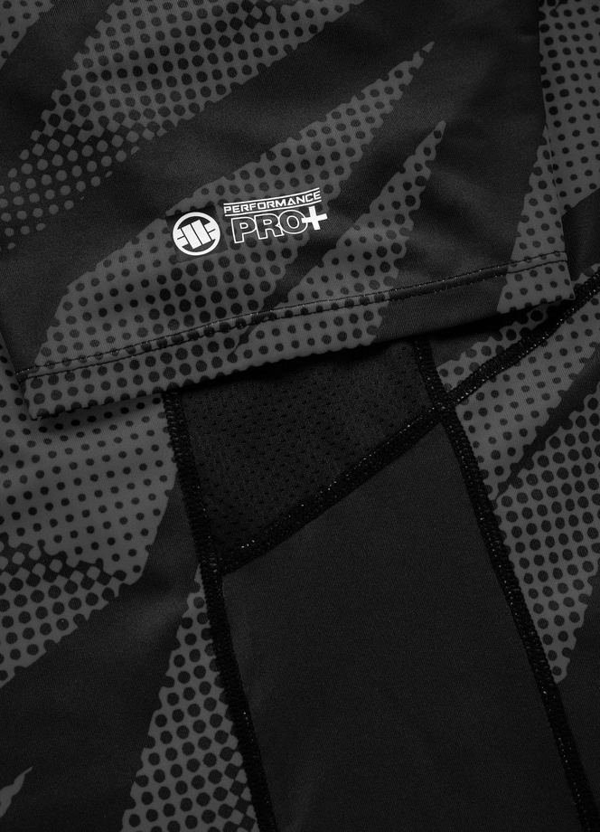 Koszulka T-shirt Pit Bull Mesh Performance Pro Plus Dot Camo 2 czarna/szara
