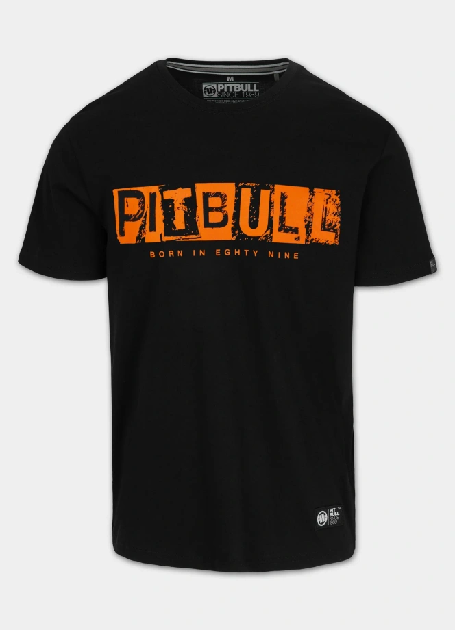 Koszulka męska T-Shirt Pit Bull Blacky czarna