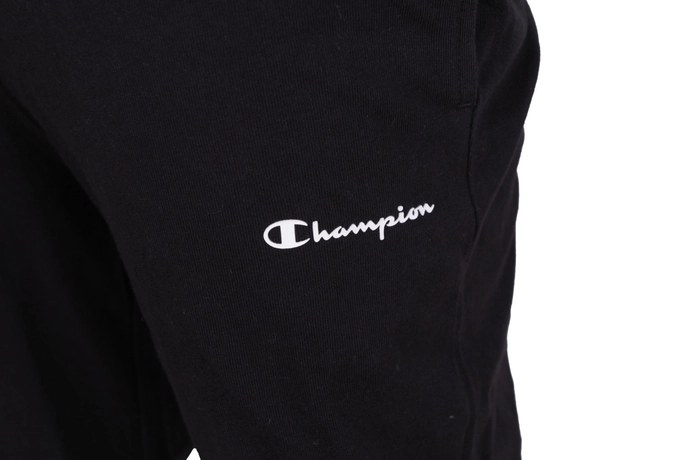 Spodnie dresowe męskie Champion Straight Small Logo czarne