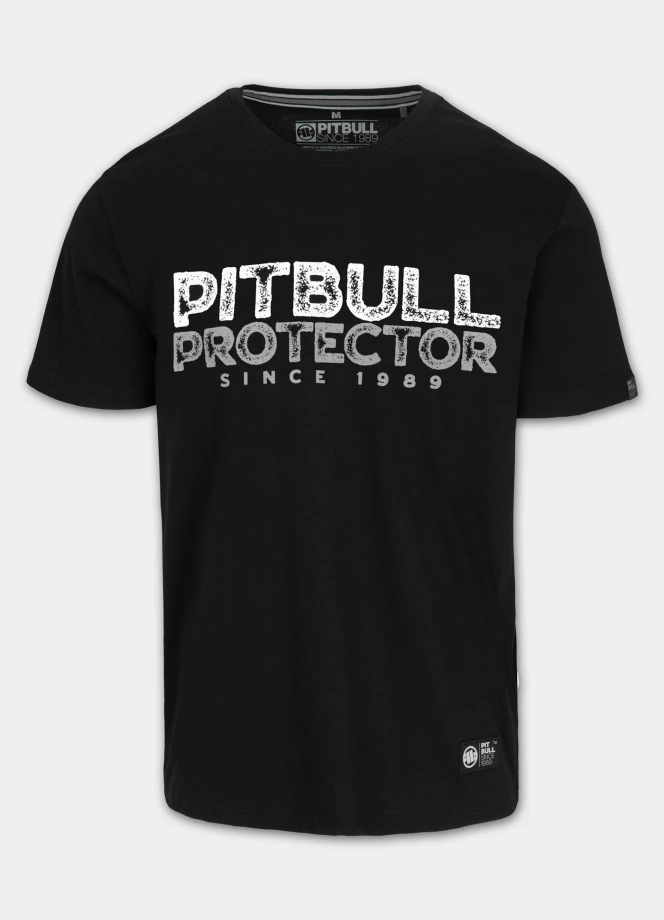 Koszulka męska T-Shirt Pit Bull Protector czarna