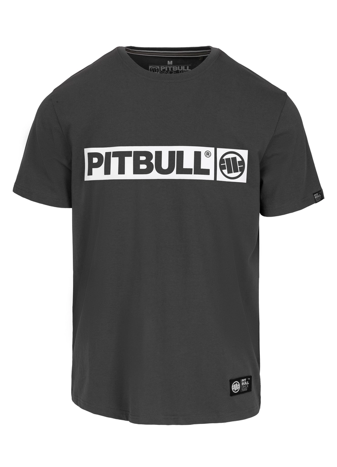 Koszulka męska T-Shirt Pitbull Hilltop grafitowa