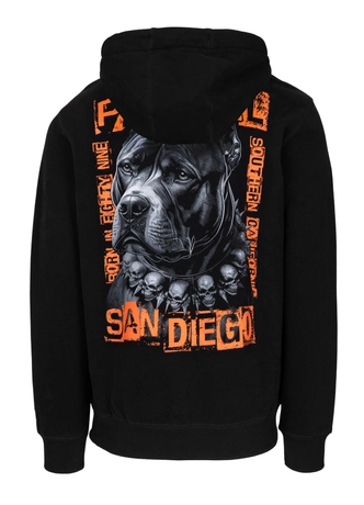 Bluza męska z kapturem Pit Bull Blacky czarna