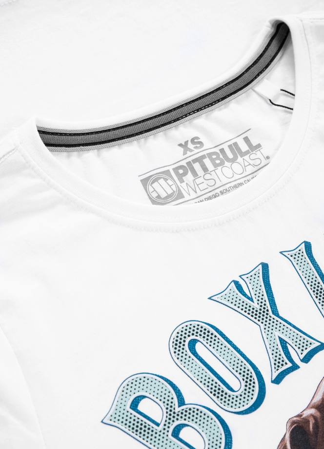 Koszulka damska T-shirt Pit Bull Lil'Champ biała