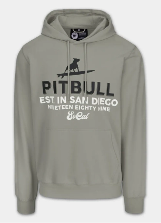 Bluza męska z kapturem Pitbull Pit Bull Surfing Dog dusty salvia