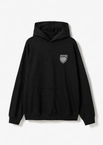 Bluza męska z kapturem oversize Prosto Splash Shield czarna