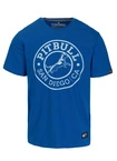Koszulka męska T-Shirt Pit Bull Pitbull San Diego CA niebieska