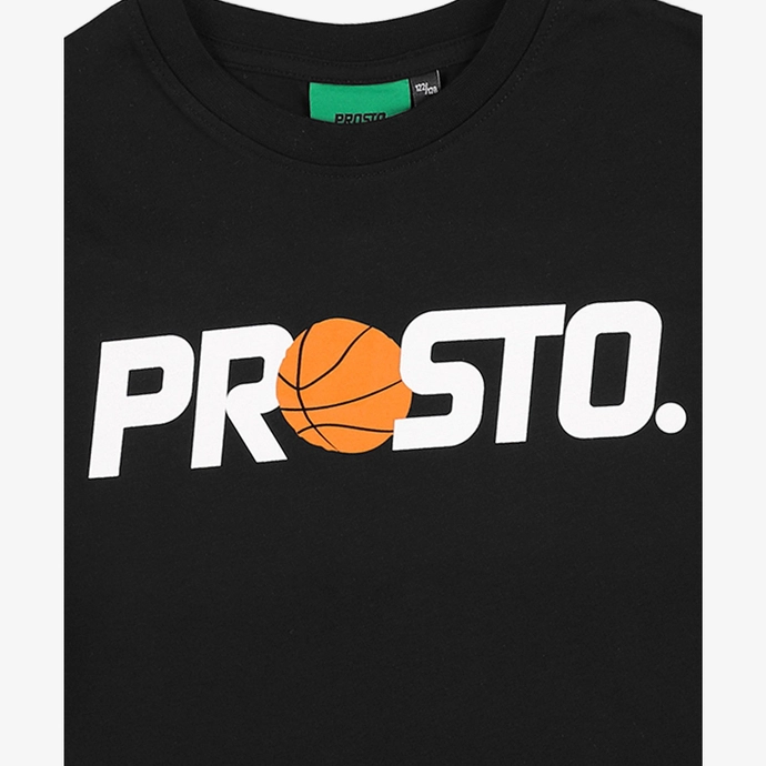 Koszulka t-shirt dziecięcy Prosto Kids Basketball czarna