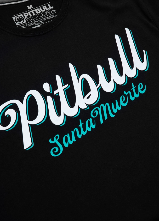 Koszulka męska T-Shirt Pit Bull Pitbull Santa Muerte 24 czarna
