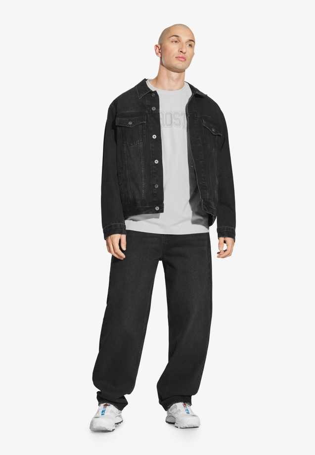 Kurtka męska jeansowa Prosto Civil sprany czarny