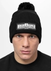 Czapka zimowa z pomponem Pit Bull One Tone Boxing czarna