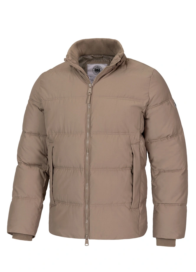 Kurtka zimowa męska Pit Bull Duncan Hooded Jacket beżowa