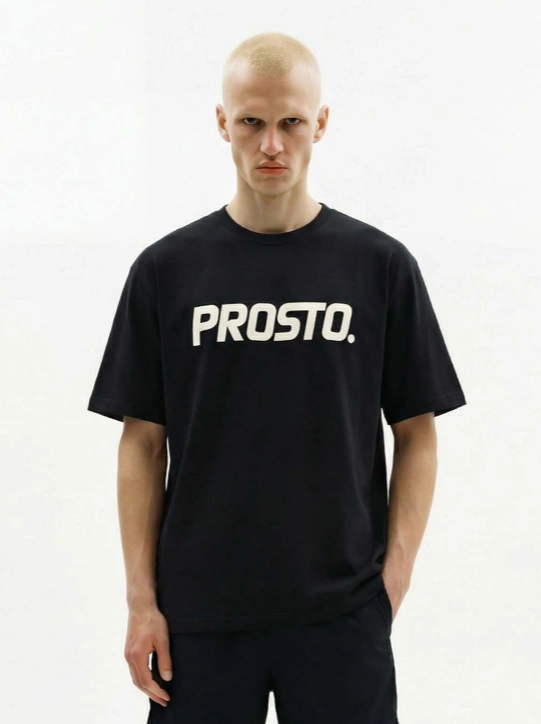 Koszulka męska t-shirt Prosto Biglog czarna