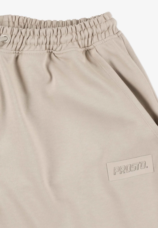 Komplet dresowy męski oversize Prosto Box 2.0 beżowy