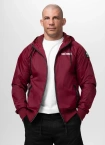Kurtka męska wiosenna przejściowa Pit Bull Athletic Logo wiatrówka bordowa