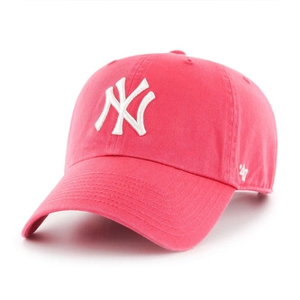 Czapka z daszkiem 47 Brand Clean Up MLB New York pink