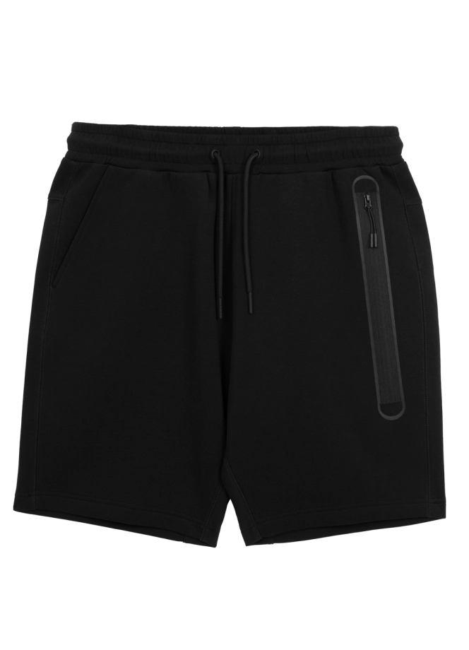 Komplet męski dresowy krótki Pitbull Pit Bull Dogwood czarny