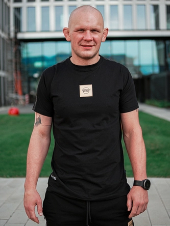 Koszulka męska t-shirt Środowisko Miejskie CLS Gold czarna