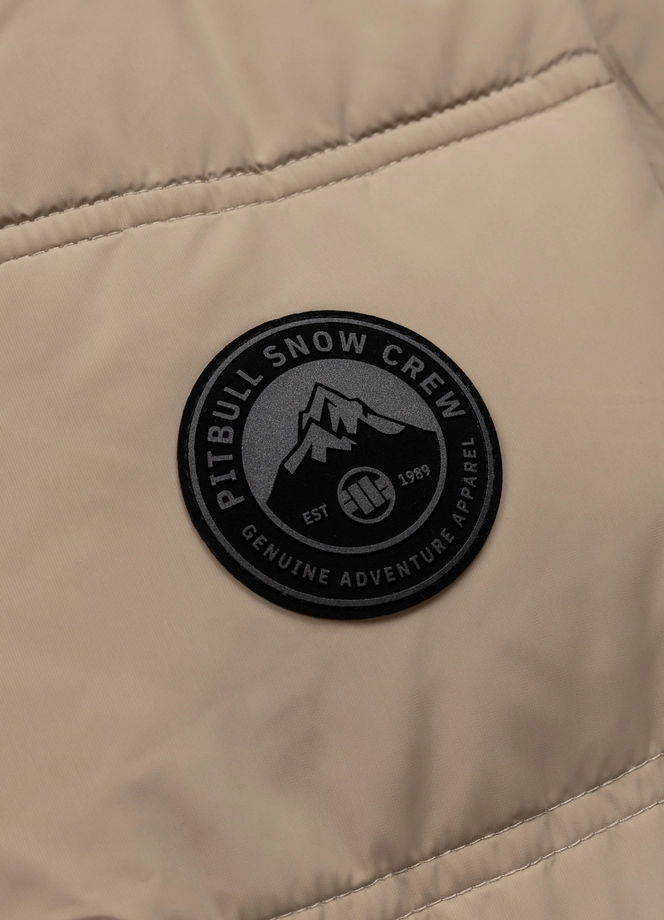 Kurtka damska zimowa parka Pit Bull Queenston beżowa