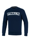 Bluza meska Pitbull Pit Bull Hilltop Terry crewneck granatowa