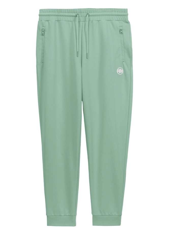 Spodnie męskie dresowe Pitbull Pit Bull Nugget miętowe zielone