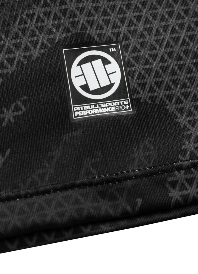 Koszulka Longsleeeve męski Pit Bull Pitbull Performance Pro Plus Net Camo Hilltop II 24 czarna