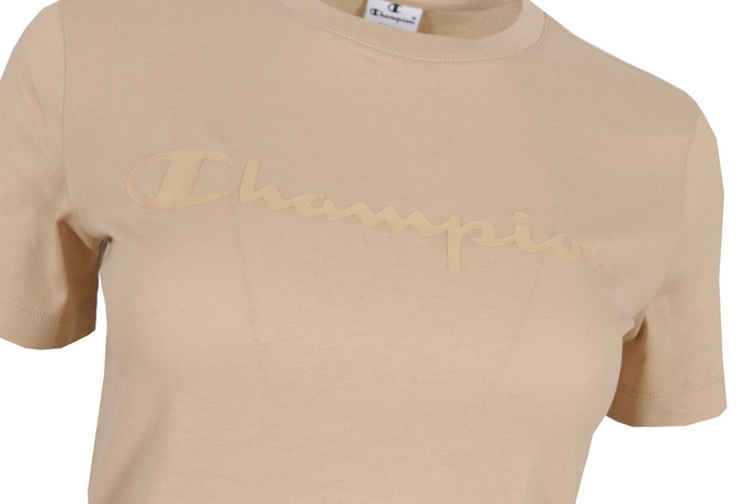 Koszulka t-shirt damski Champion Classic beż