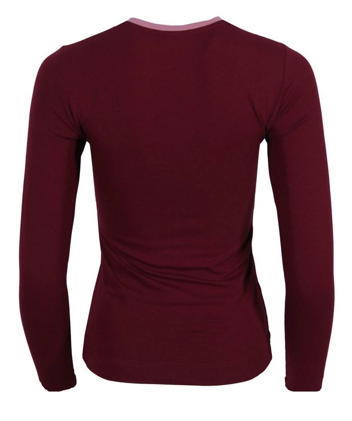 Koszulka Longsleeve damski Prosto Klasyk Ballu bordo