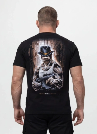 Koszulka męska T-Shirt Pit Bull Hatter czarna