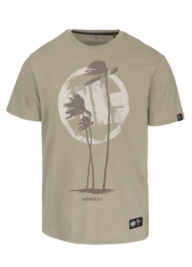 Koszulka męska T-Shirt Pit Bull Palms grey harbour