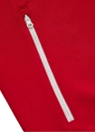 Bluza męska z kapturem Pitbull Pit Bull Small Logo Zip Terry czerwona