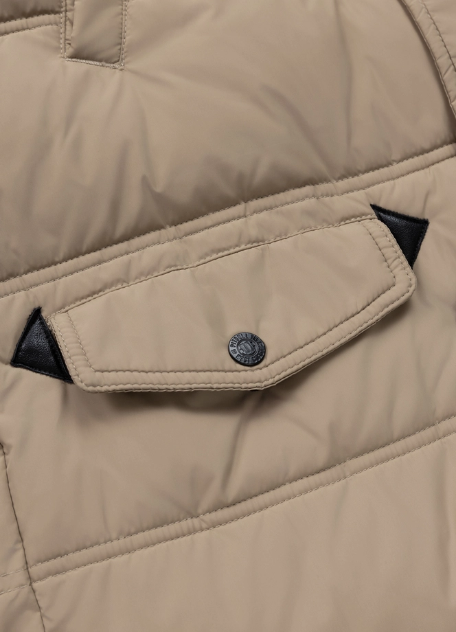 Kurtka damska zimowa parka Pit Bull Queenston beżowa